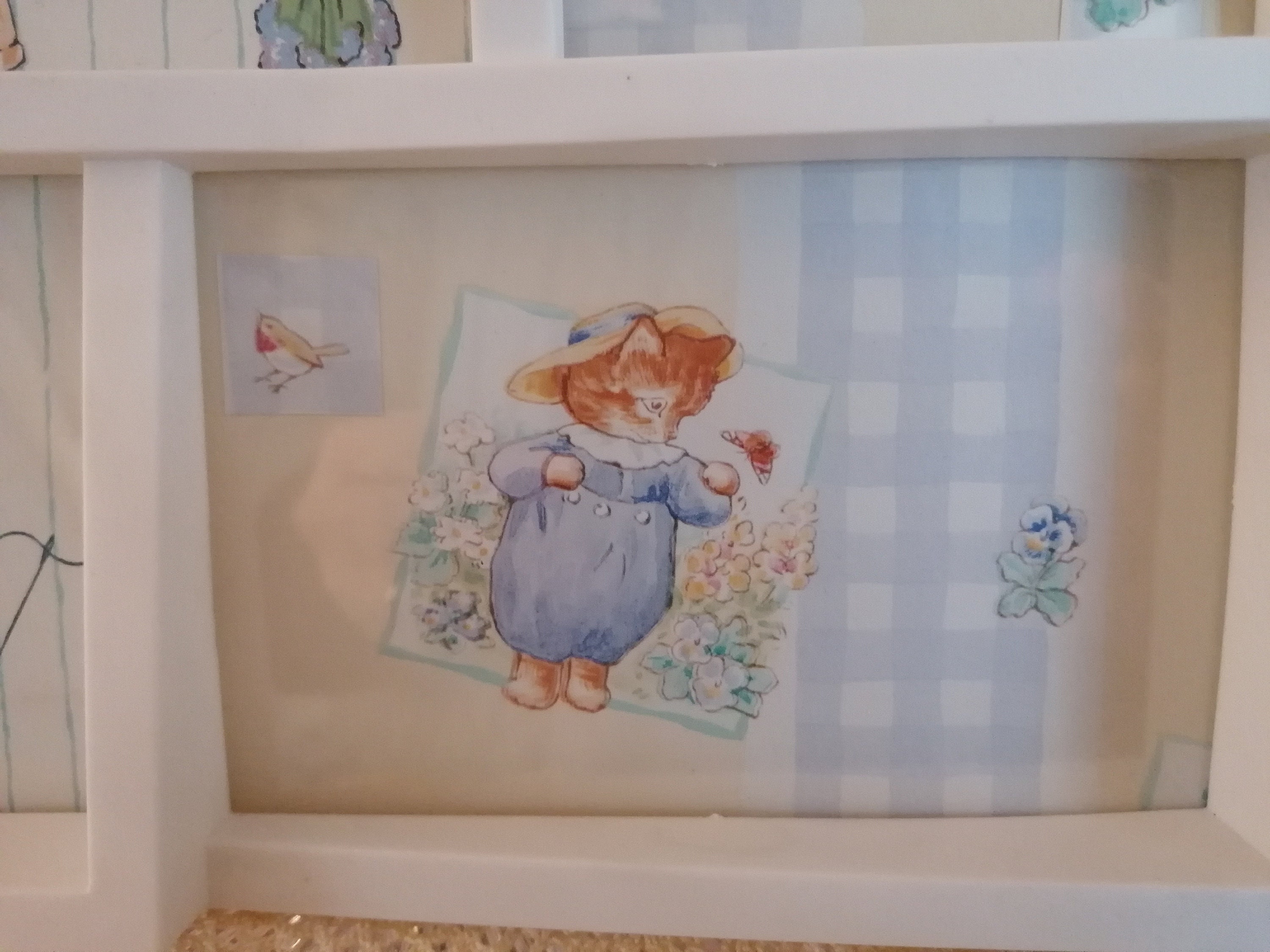 Peter Rabbit Beatrix Potter Picture Frame Freestanding Wall Baby ...