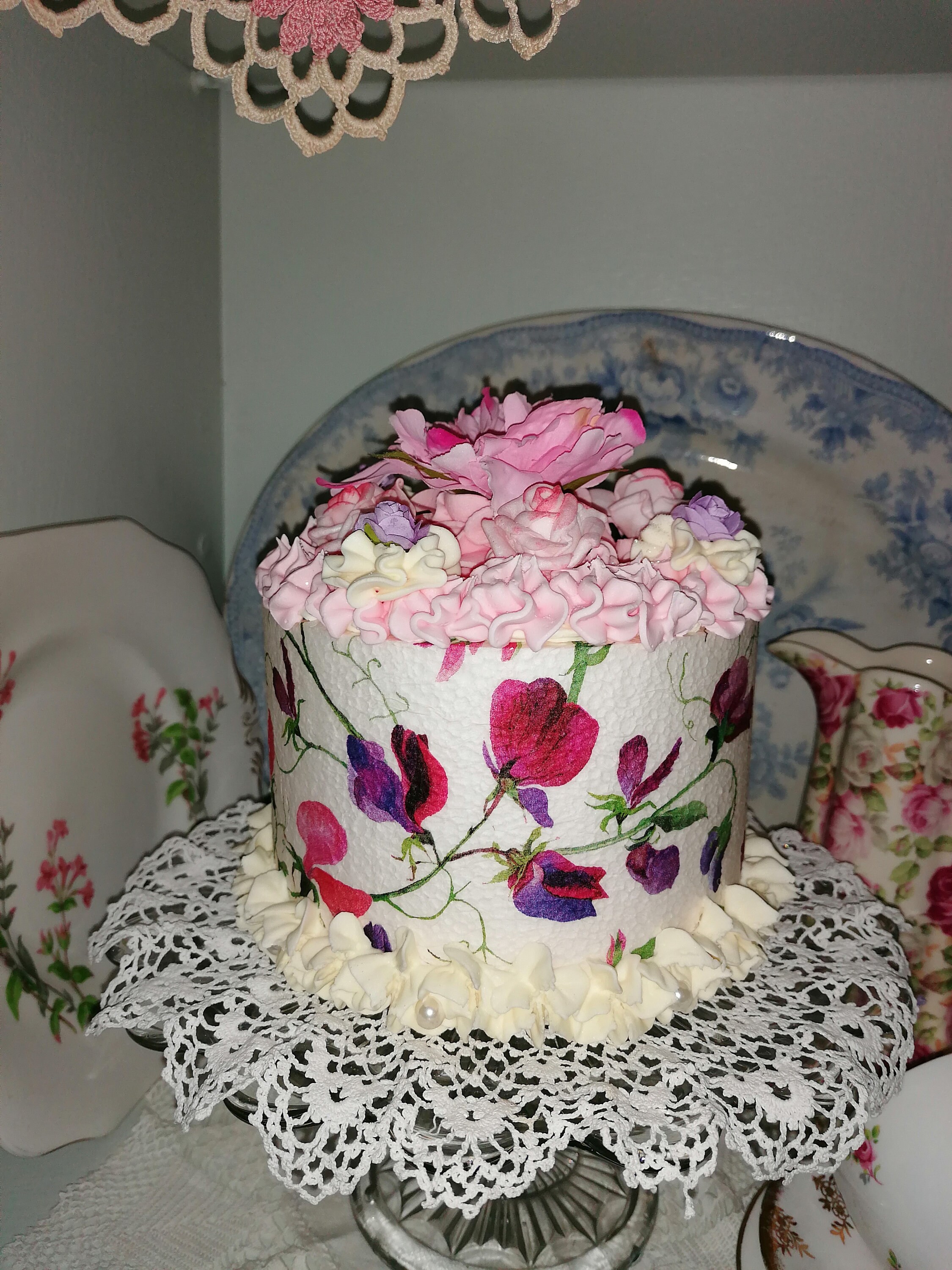 Fake Cake Large Whole Faux Display Artificial Made With Emma Etsy