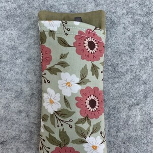 Floral Fabric Glasses Case: Soft Lined Protection image 5