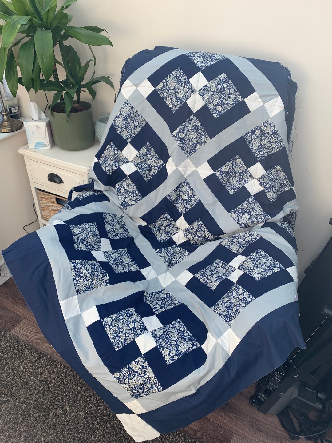Quilt Pattern Pdf. Disappearing Nine Patch Block Pdf Pattern. - Etsy