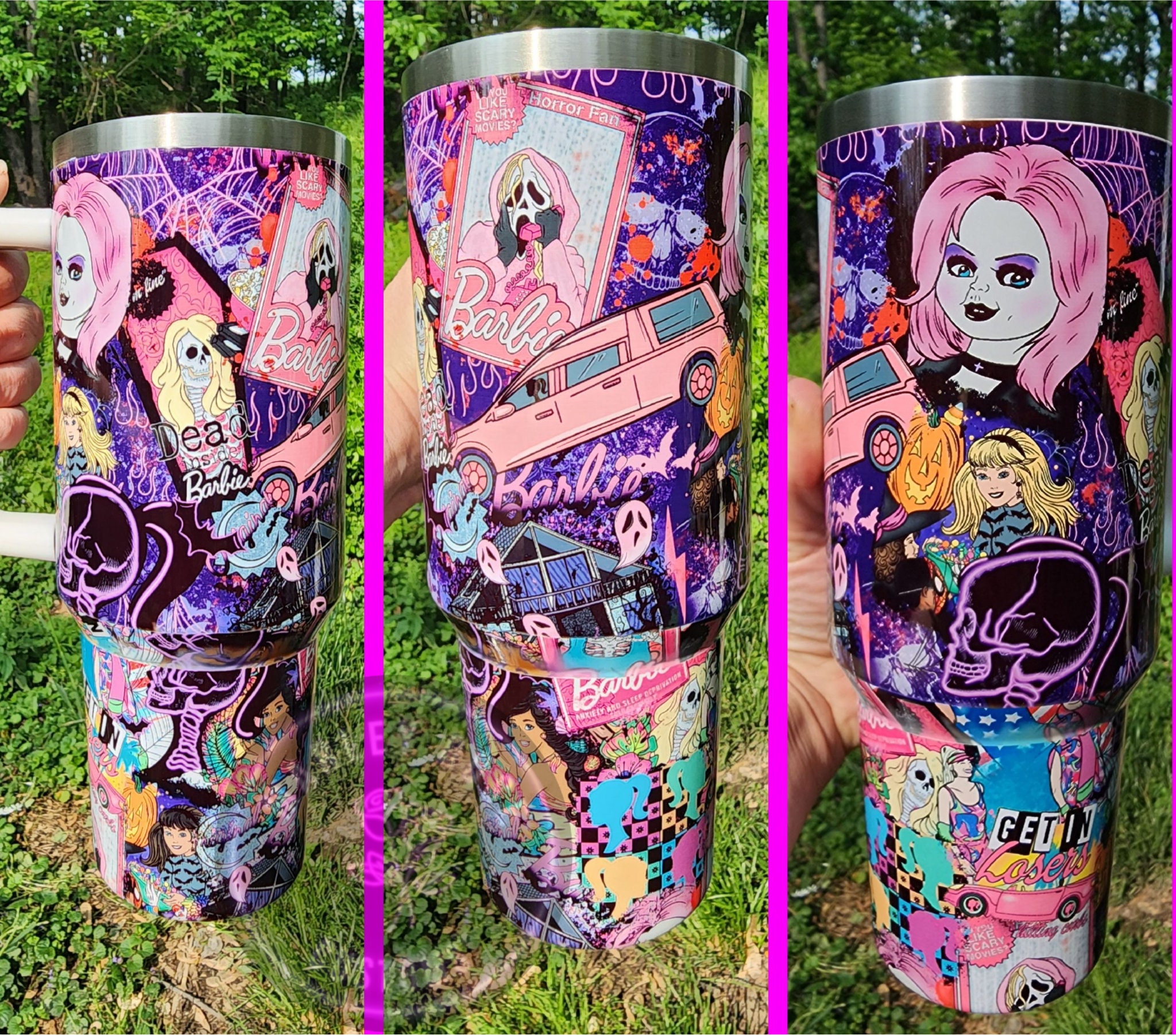 Horror 40oz Tumbler, Horror queen 40 oz Tumbler