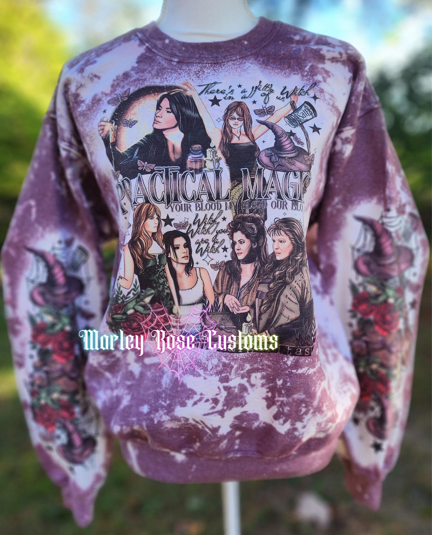 Salt Rosemary Lavender Love Hoodie, Sweatshirt, Magic Sweatshirt, Little Witch In Us All, Midnight Margaritas, Witch Hoodie, 90s, Whimsical
