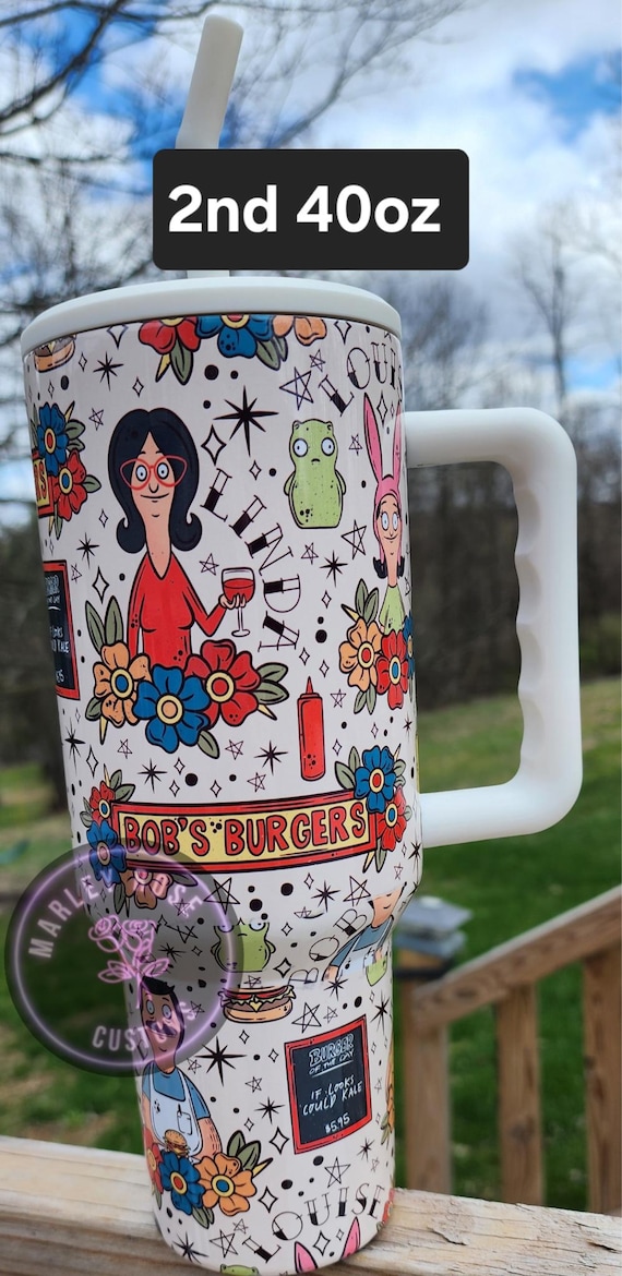 Funny 40oz Tumbler,  Linda, Louise, Bob, Gene, Tina, 40oz Cup, If Looks Could Kale, valentine  gift,  Cartoon lover