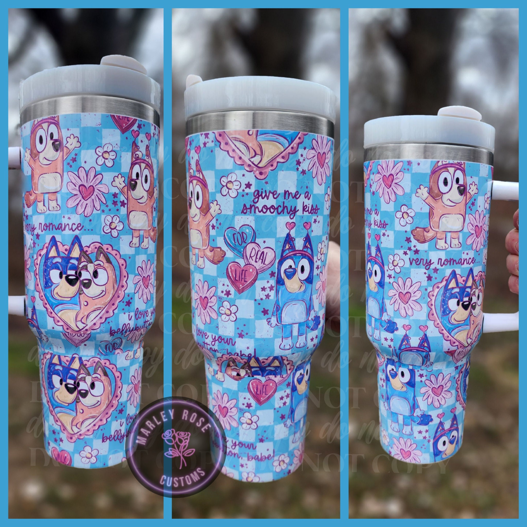 Very Romance 40oz Tumbler, Cartoon Insulated 40 oz Tumbler