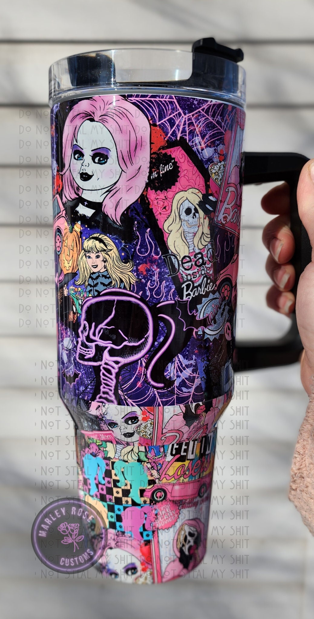 Horror 40oz Tumbler, Horror queen 40 oz Tumbler