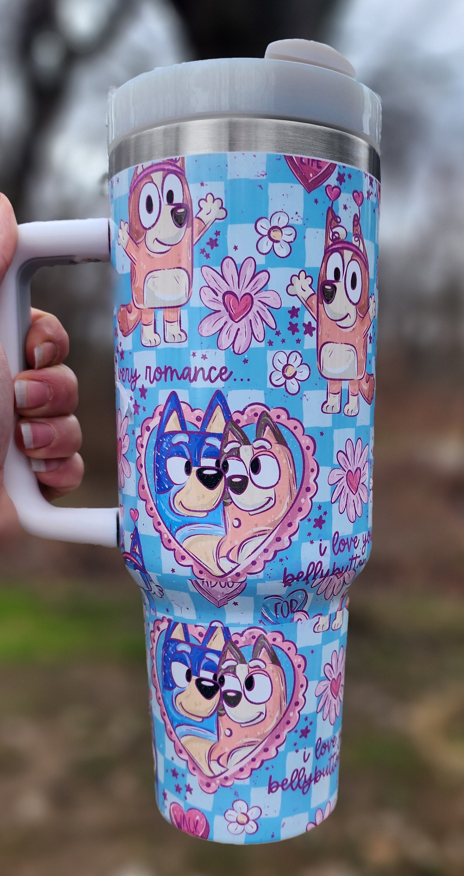 Very Romance 40oz Tumbler, Cartoon Insulated 40 oz Tumbler