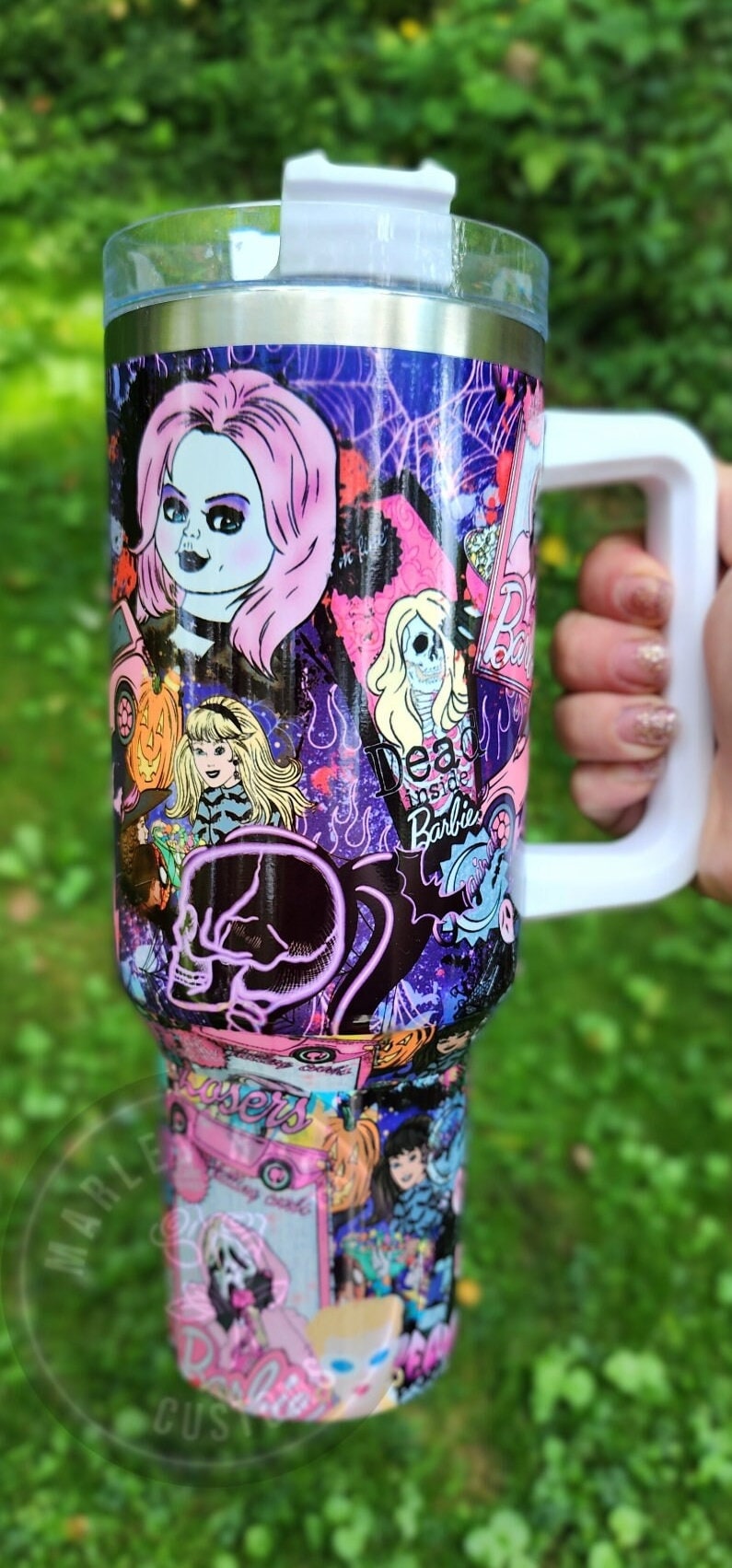 Horror 40oz Tumbler, Horror queen 40 oz Tumbler