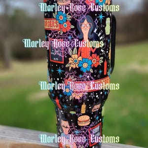 Funny 40oz Tumbler,  Linda, Louise, Bob, Gene, Tina, 40oz Cup, If Looks Could Kale, Mothers Day Gift,  Cartoon lover