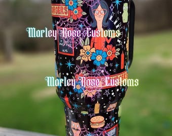 Funny 40oz Tumbler,  Linda, Louise, Bob, Gene, Tina, 40oz Cup, If Looks Could Kale, Mothers Day Gift,  Cartoon lover