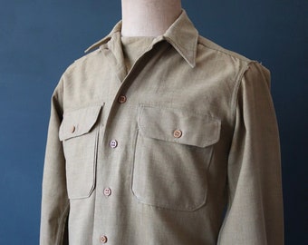 Vintage 1940s 40s WW2 Era US Army Gas Flap Wool Field Utility 