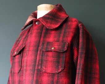 Red Plaid Woolrich Buffalo Plaid Wool 