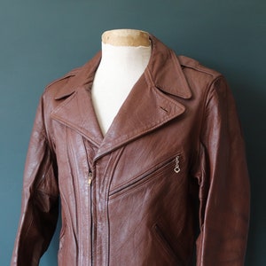Vintage 1930s 1940s Goatskin Leather Jacket California