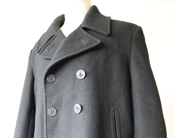 1960s JC Penney PEA COAT jacket us navy 1960s JC Penney PEA COAT jacket us navy