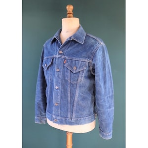 Levi's 70505 BIG E 60〜70s denim jacket Vintage 1960's Type 3 LEVI'S Big E 70505 Two Pocket Denim Trucker