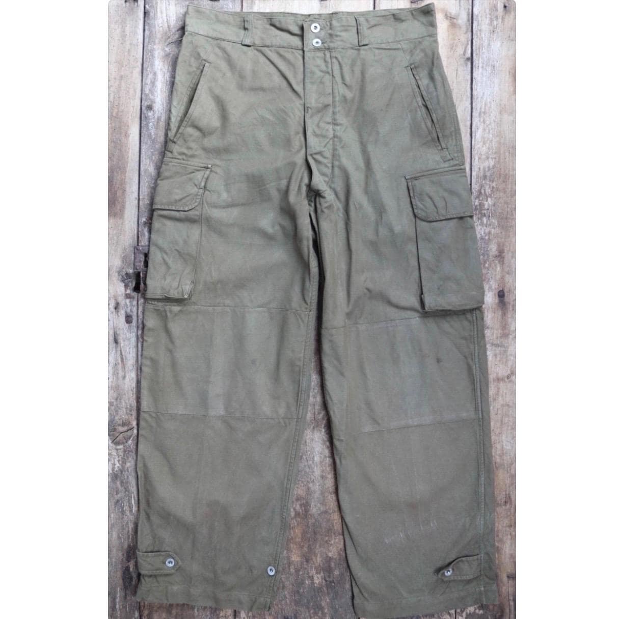 Vintage 1940s French M47 Cargo Pants - Cotton Workwear