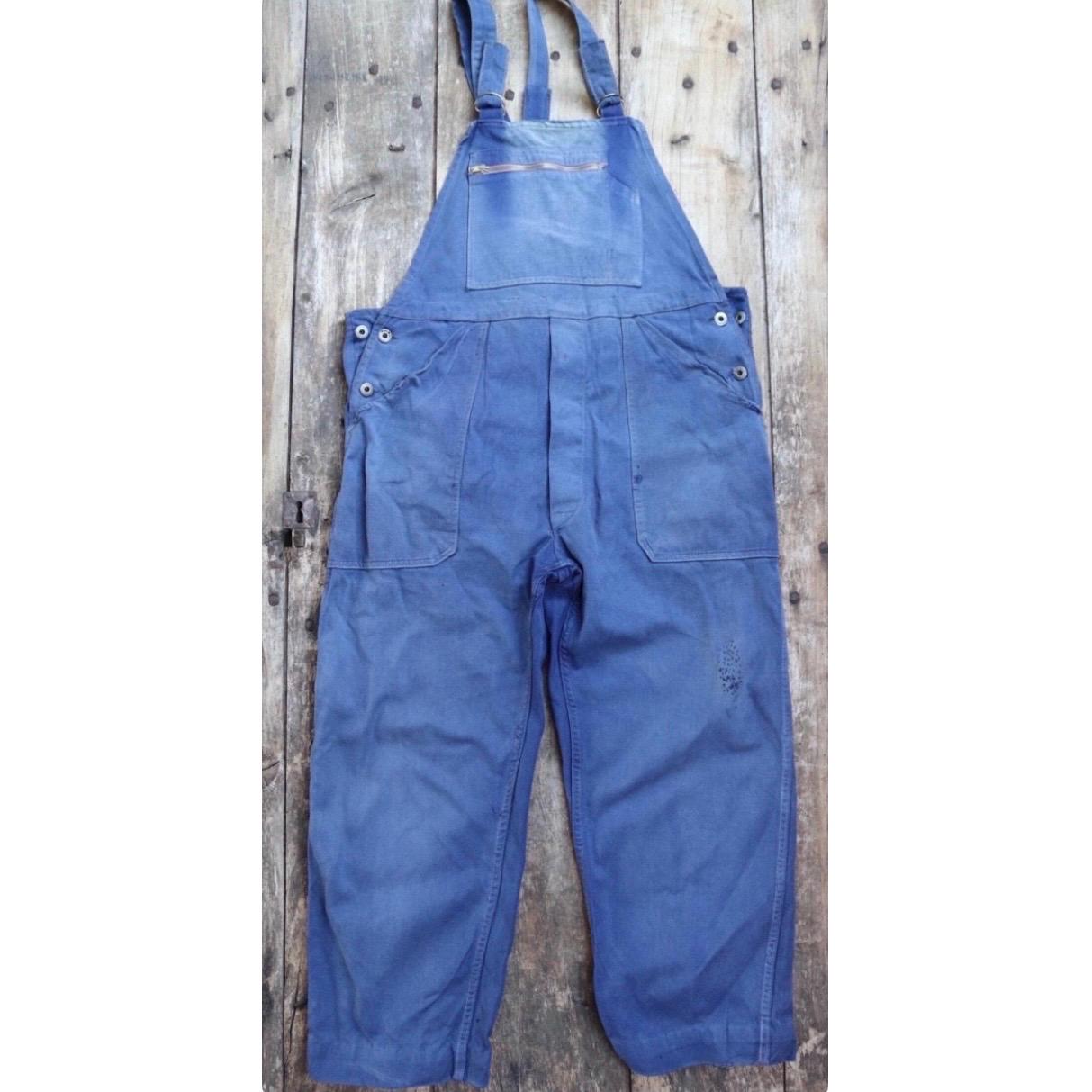 Vintage 1950s Le Mont St Michel Overalls - French Workwear