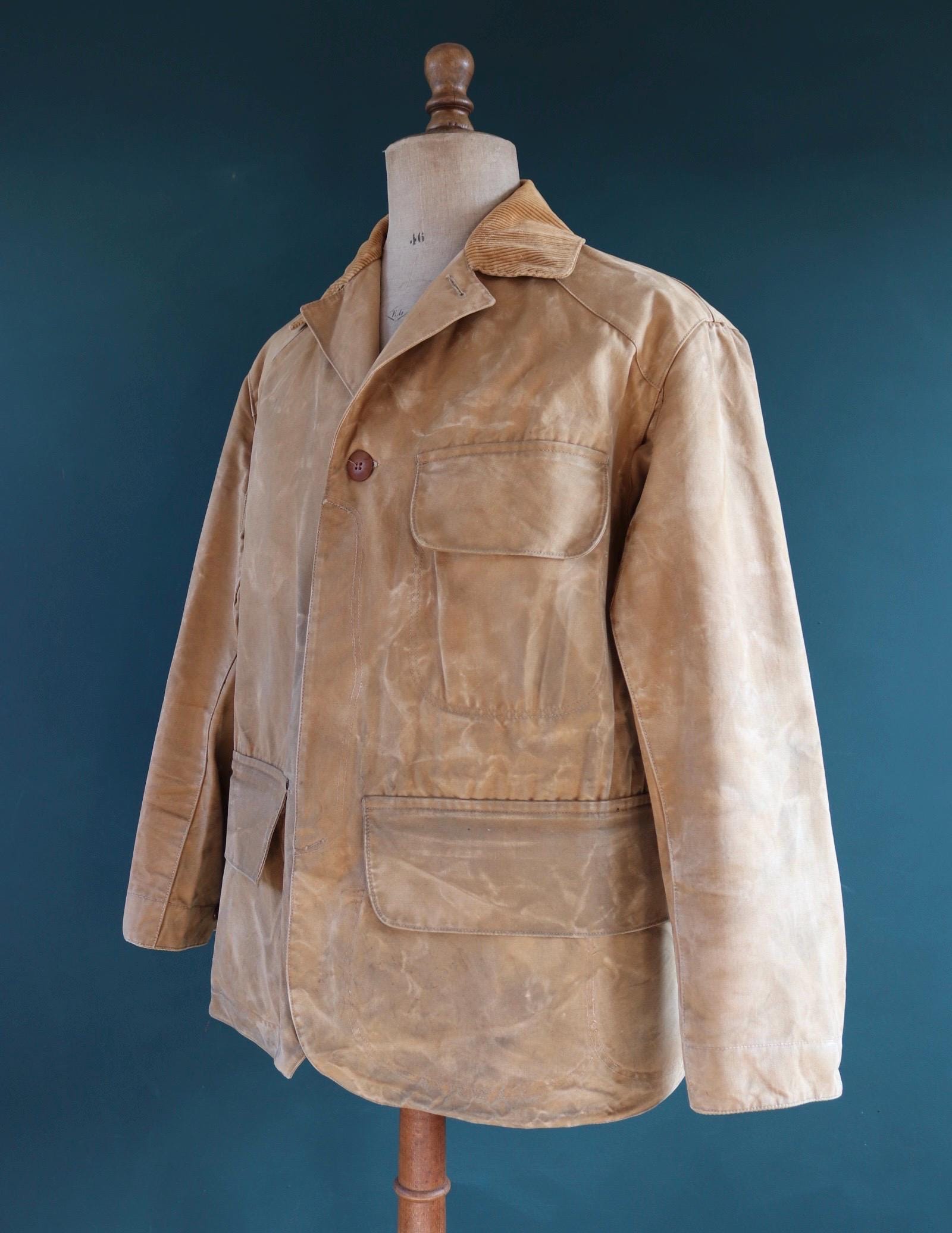 40s 50s UTICA DUXBAK CORP “TOPS'LE CLOTH” Hunting Vest