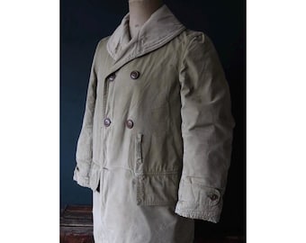Vintage 1940s US Army jeep mackinaw - original WW2 military coat - 42" chest