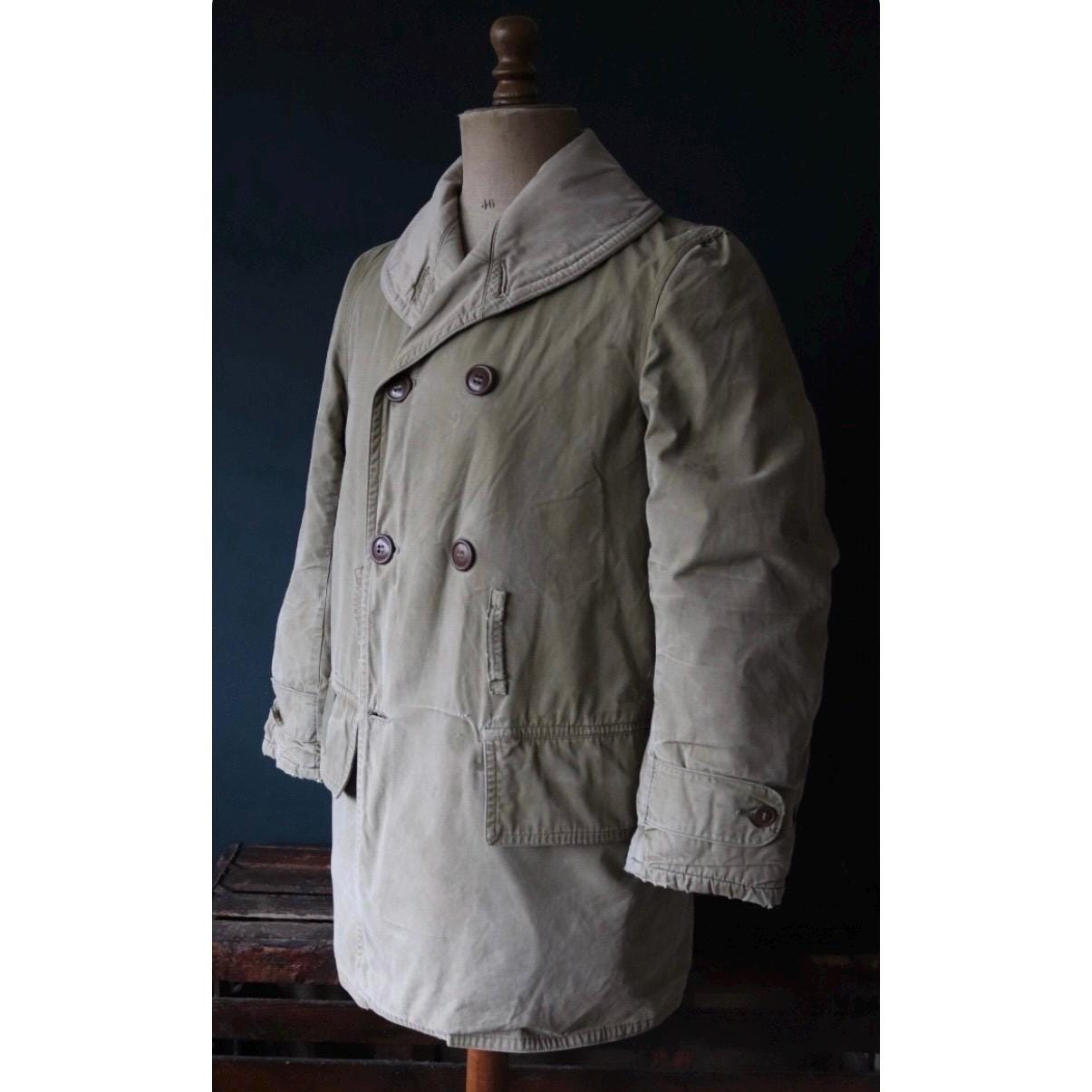 【希少】 40s イギリス軍　マッキノー　ジープコート　ブロードアロー Rare 1940s British Army Mackinaw Jeep Coat Broad Arrow