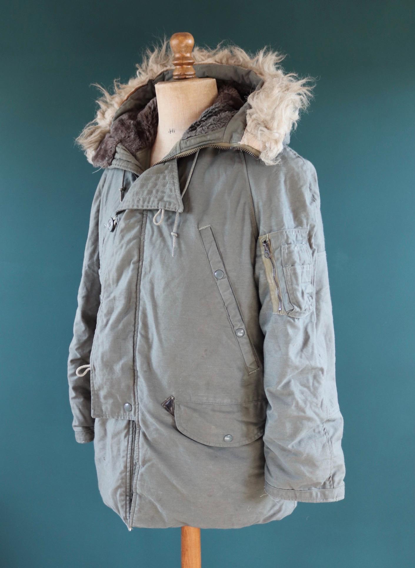 Vintage 1970s USAF N3B Parka - US Air Force Snorkel Jacket - 46 