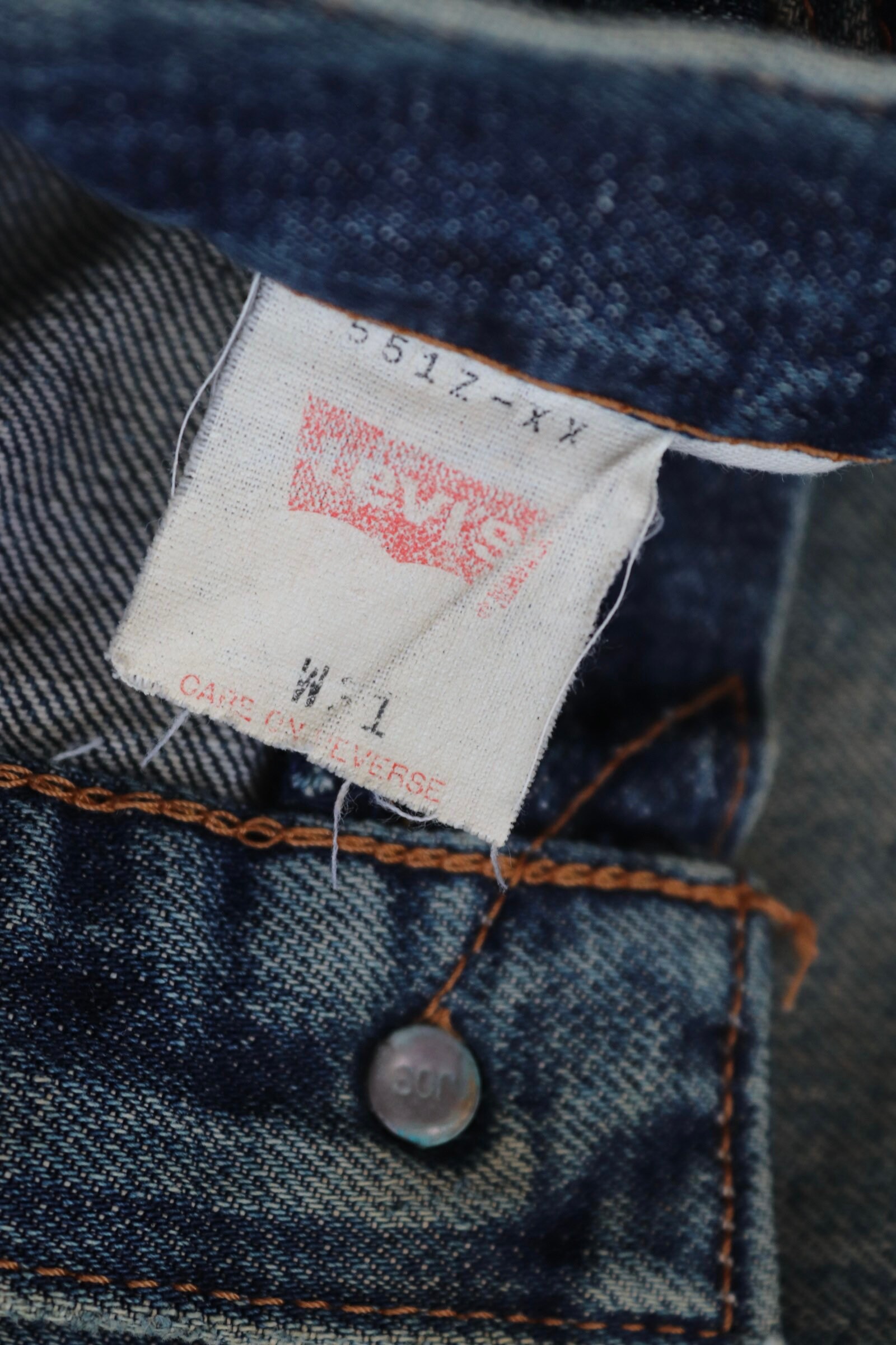 Vintage Levis Levi Strauss LVC 551Z big capital e denim Vintage Levis Levi Strauss LVC 551Z big capital e denim