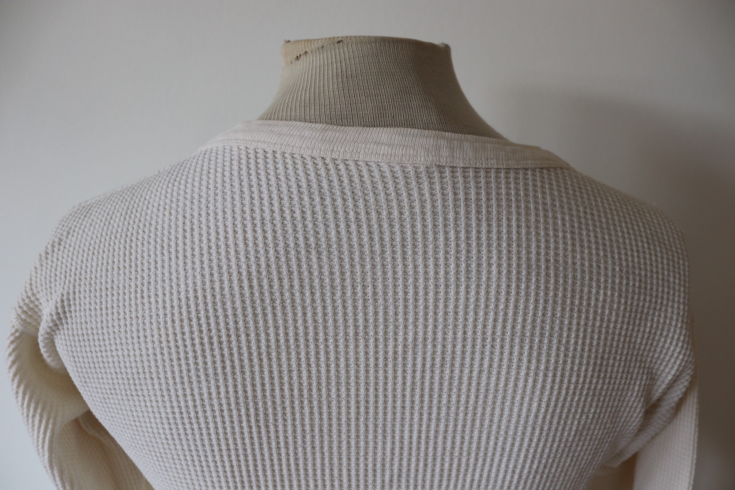 white thermal undershirt