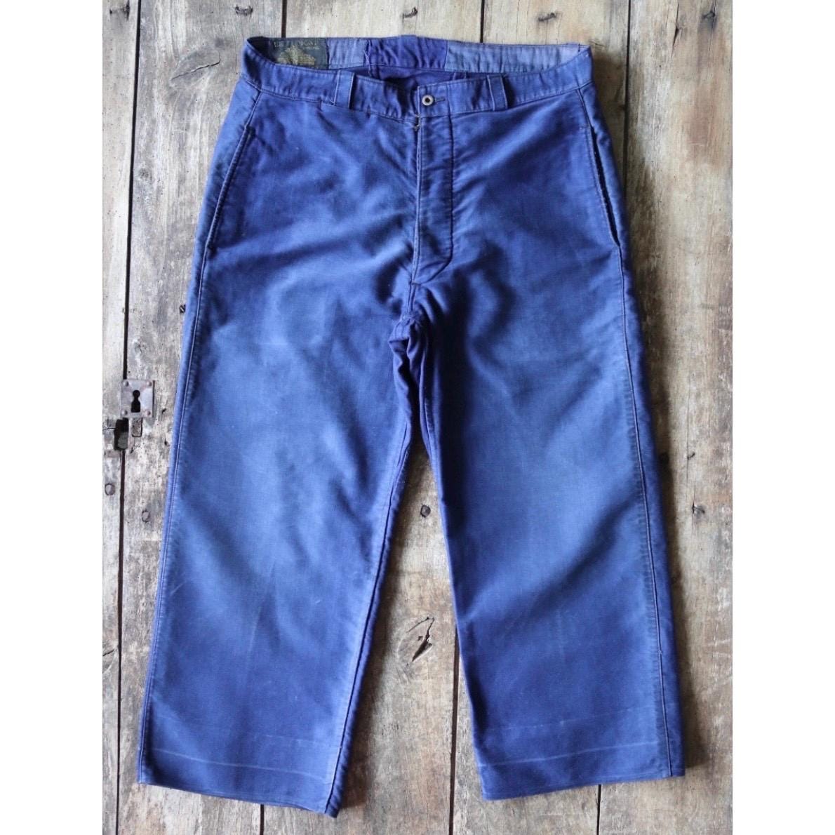 Le Mont St Michel vintage moleskin pants - パンツ高価