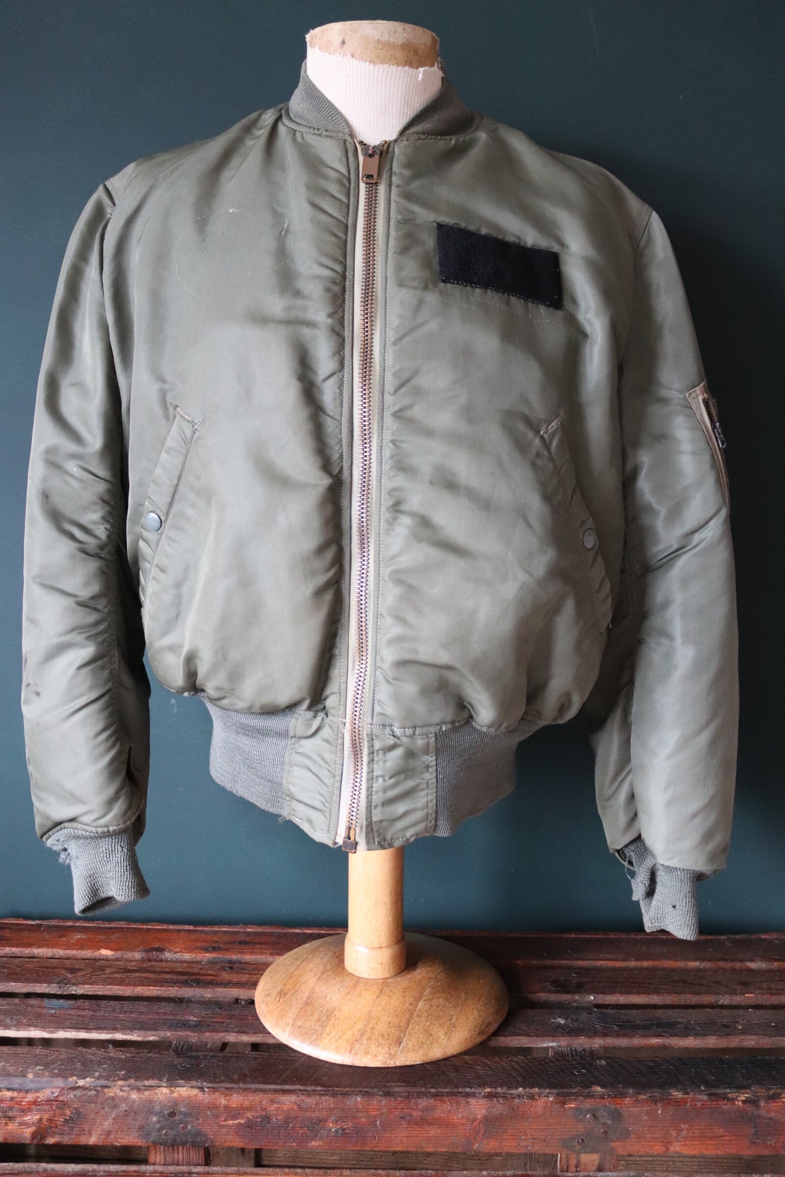 Vintage 1960s 60s Skyline Clothing MA-1 MA1 flight bomber jacket