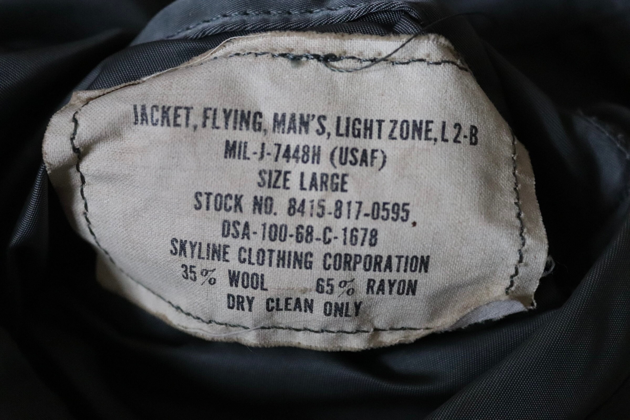 Vintage 1960s 60s USAF US air force L-2B L2B flight light