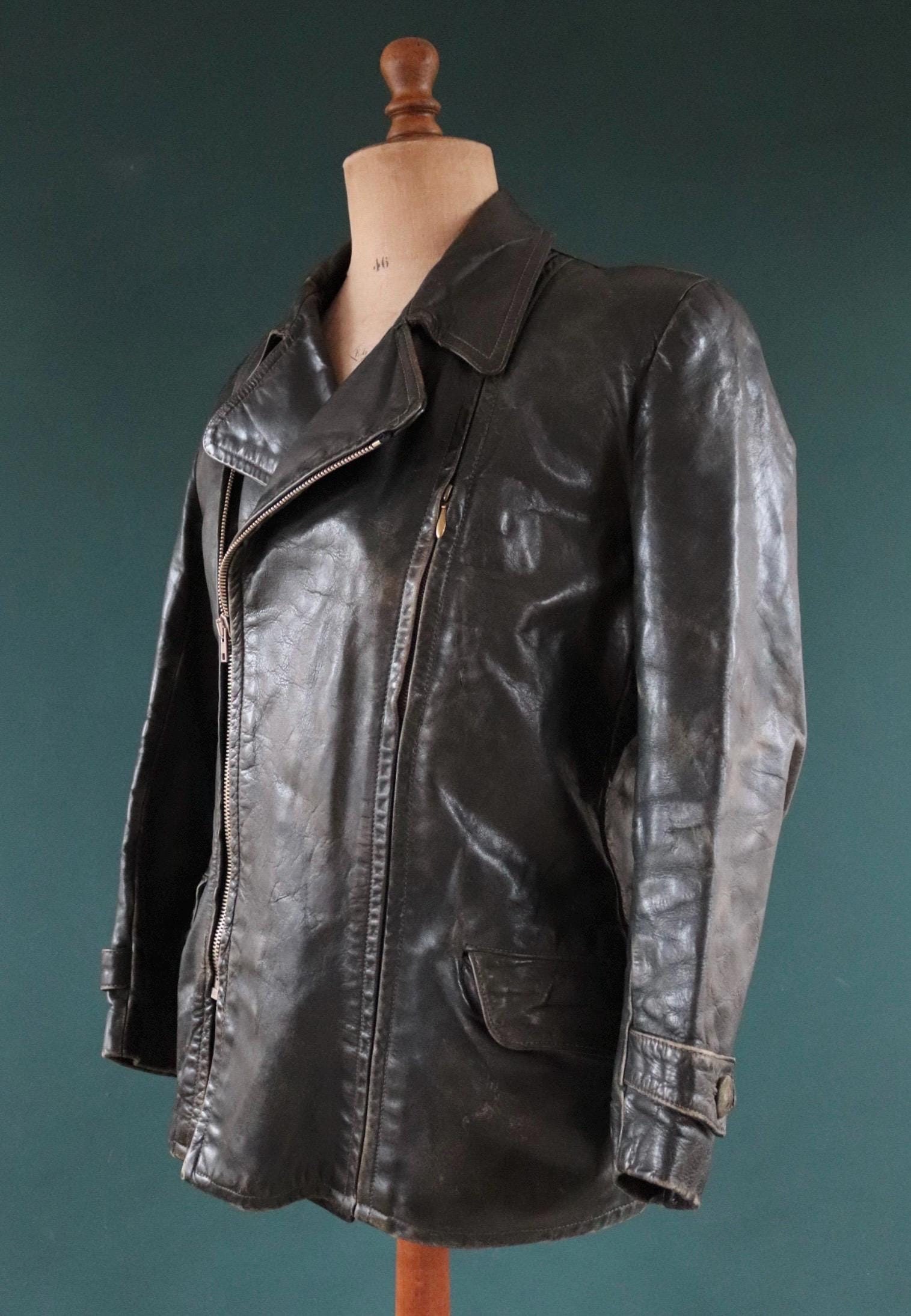 50's Style Western Fur Steerhide Carcoat