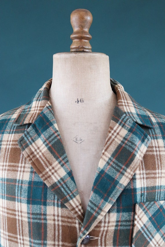 Vintage Pendleton 49er Wool Jacket - Topster - Brown Green