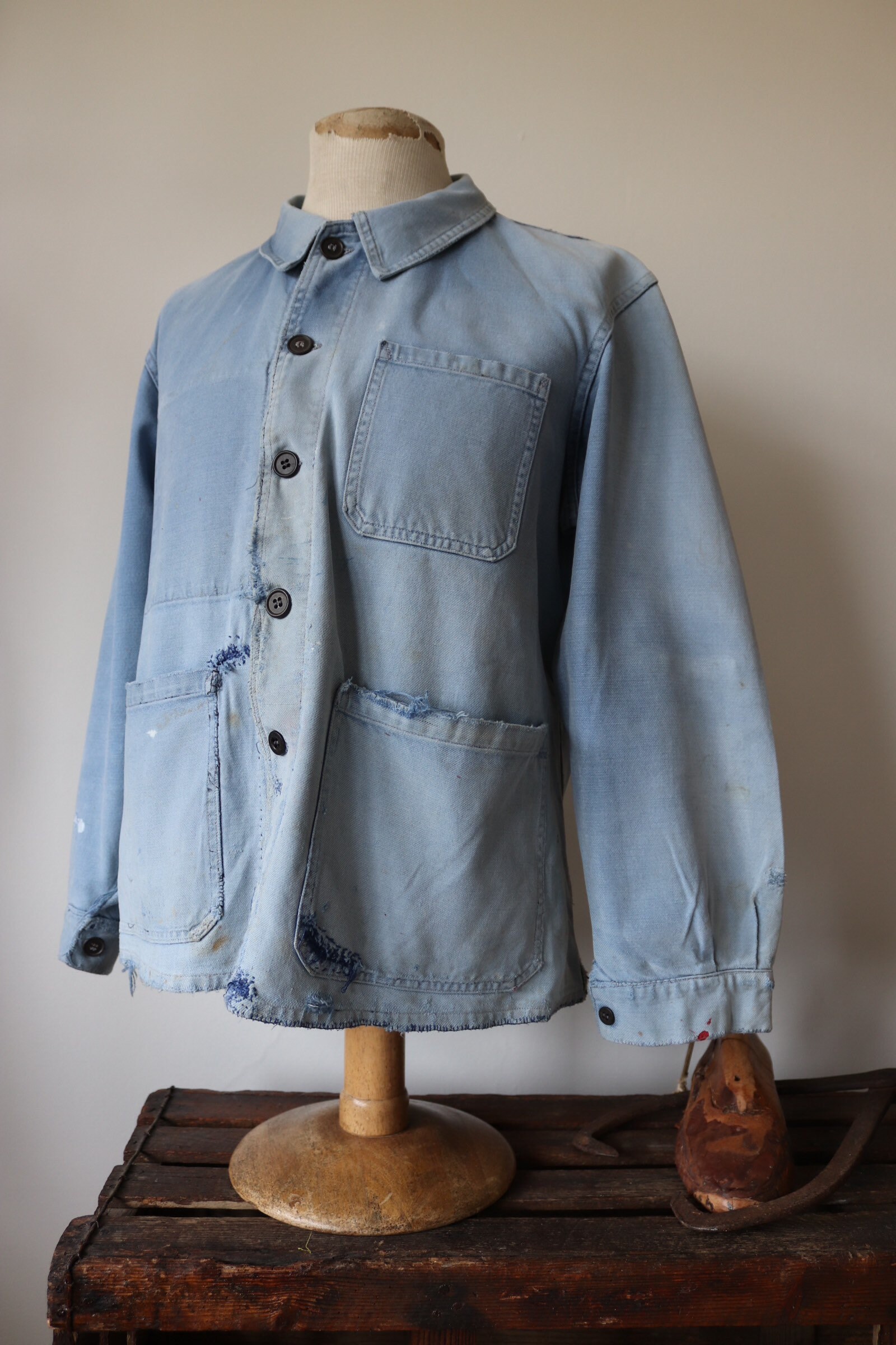 ジャケット・アウター 60s \"FRENCH WORK\" SUN FADE JACKET 60s 
