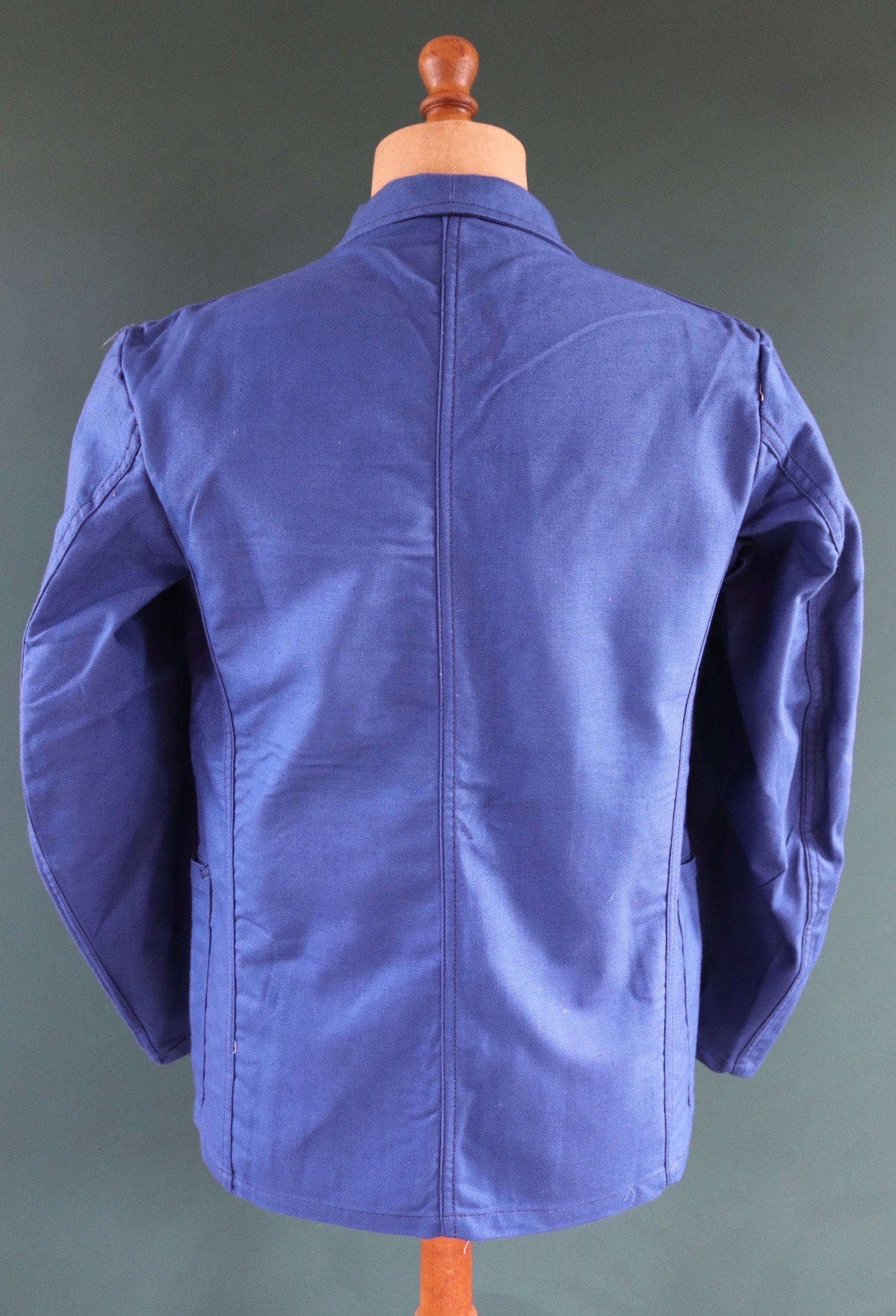 40's Swedish Army Hospital Jacket ① Vintage 1940s Swedish Military Hospital Jacket - WW2 Era - Indigo