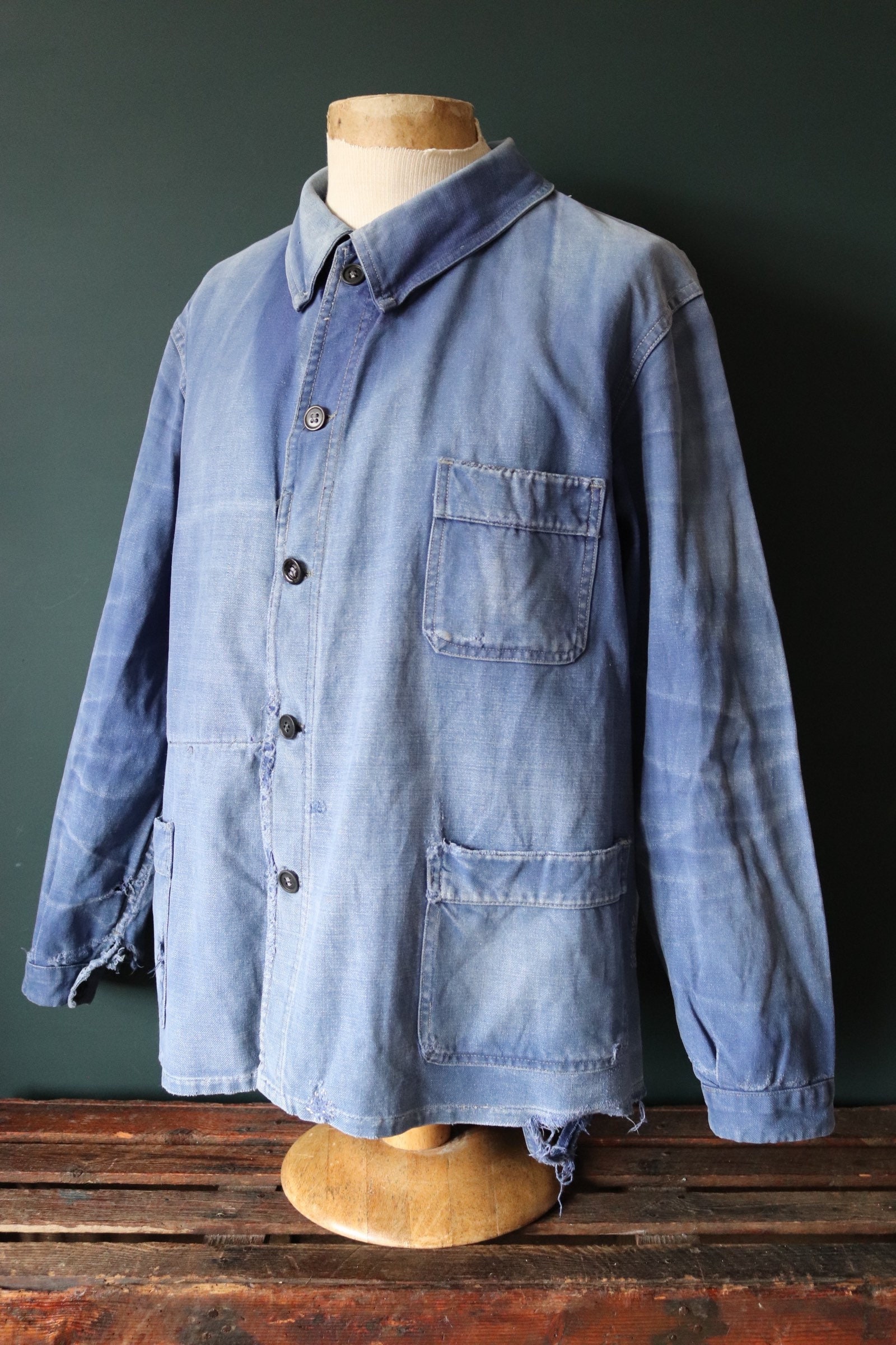 ジャケット・アウター 60s \"FRENCH WORK\" SUN FADE JACKET 60s 