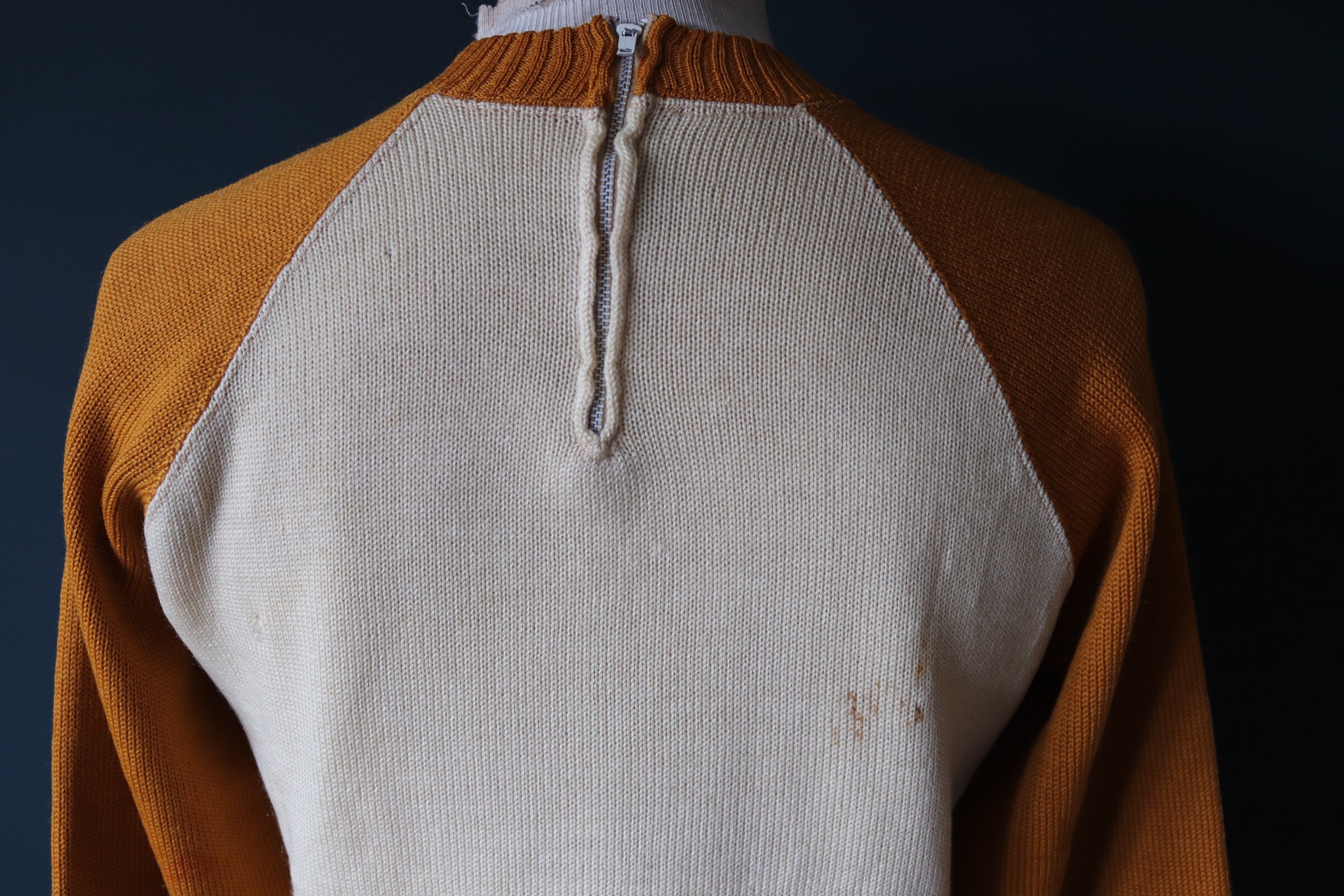 VTG 50s STYLE USA COLLEGE FOOTBALL VARSITY JUMPER ROCKABILLY CHEERLEADER 36” S
