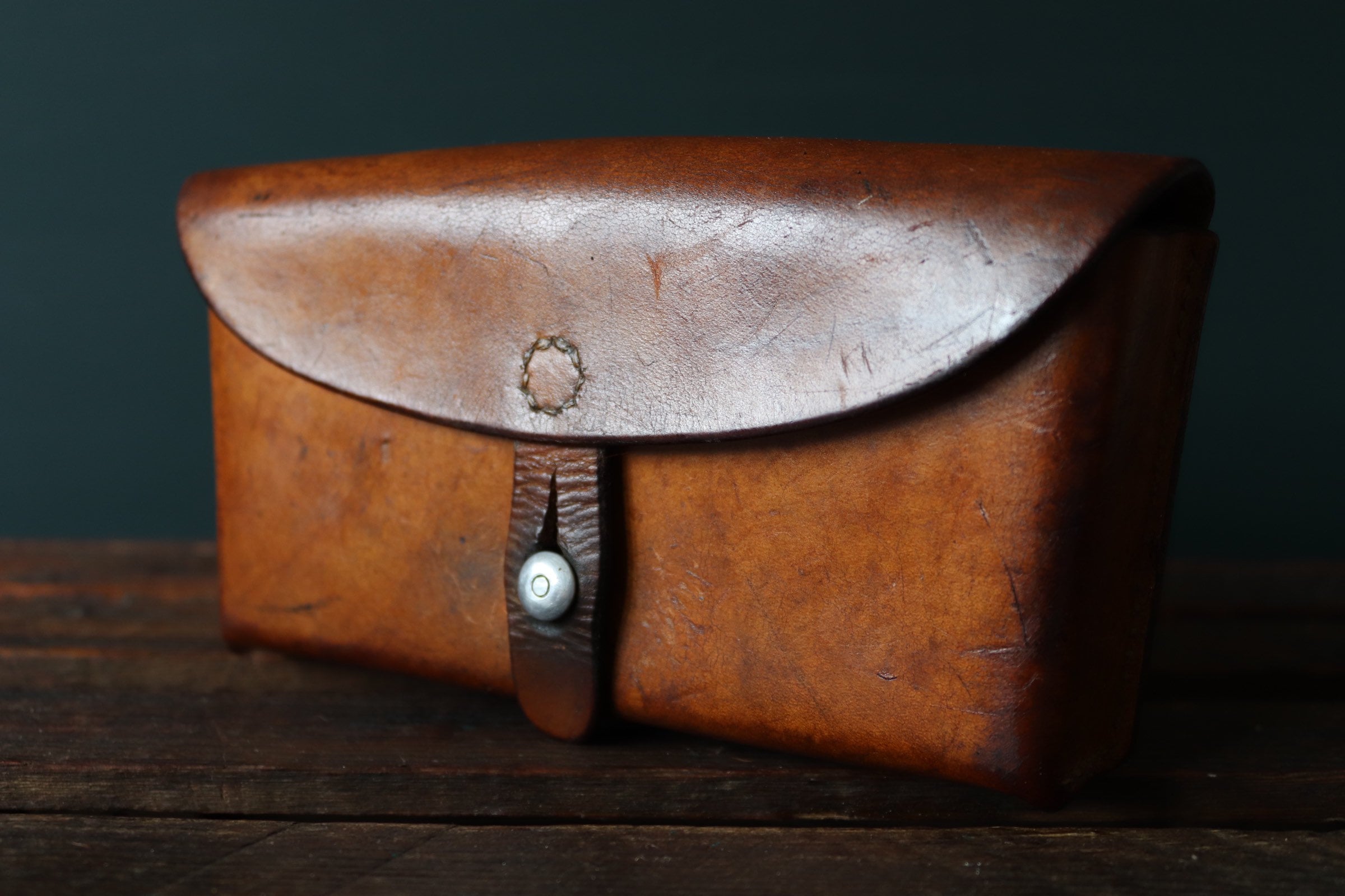 Vintage leather ammo pouch hotsell