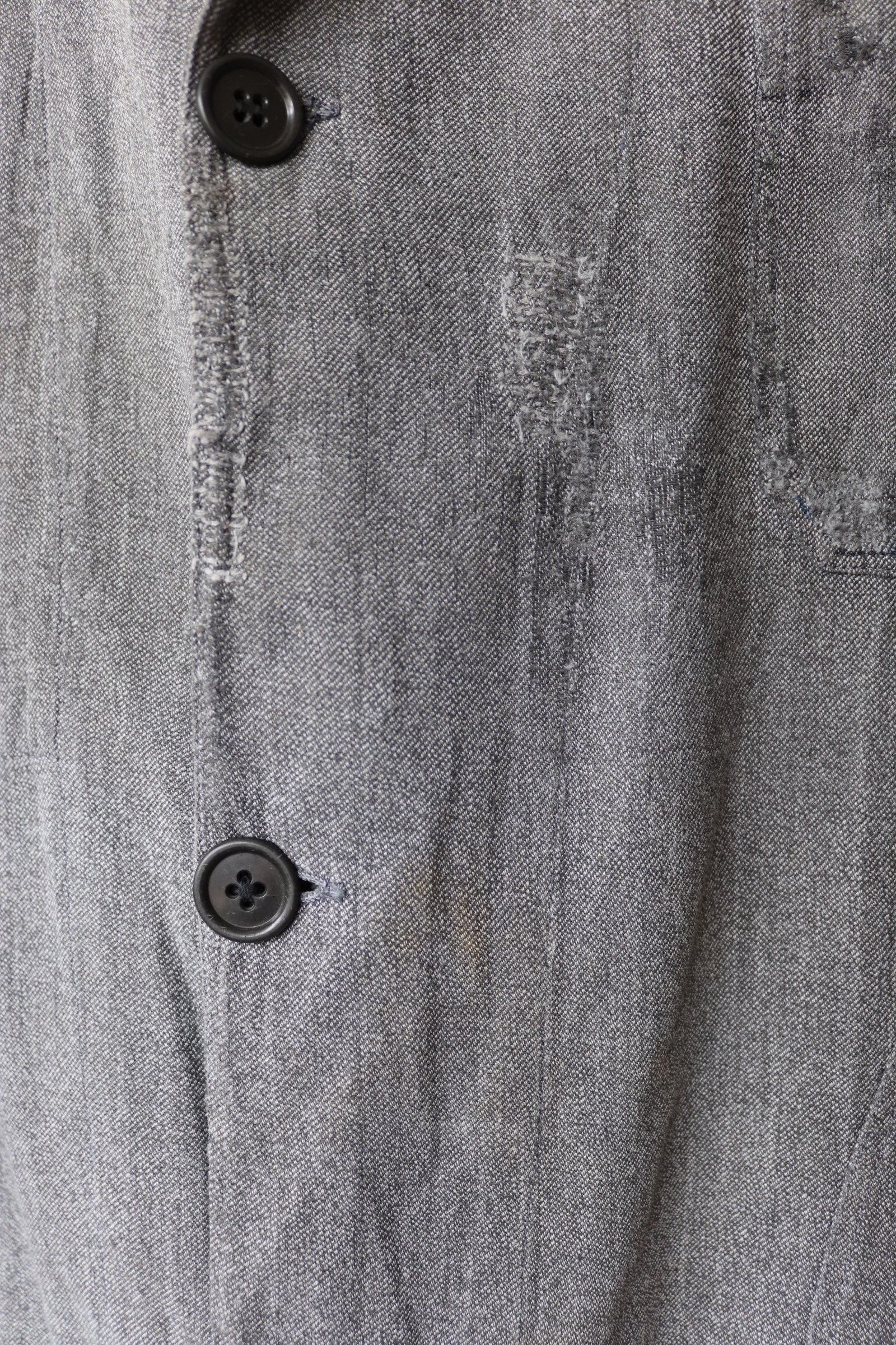 Vintage 1950s 50s French Salt Pepper Grey Work Coat Jacket - Etsy