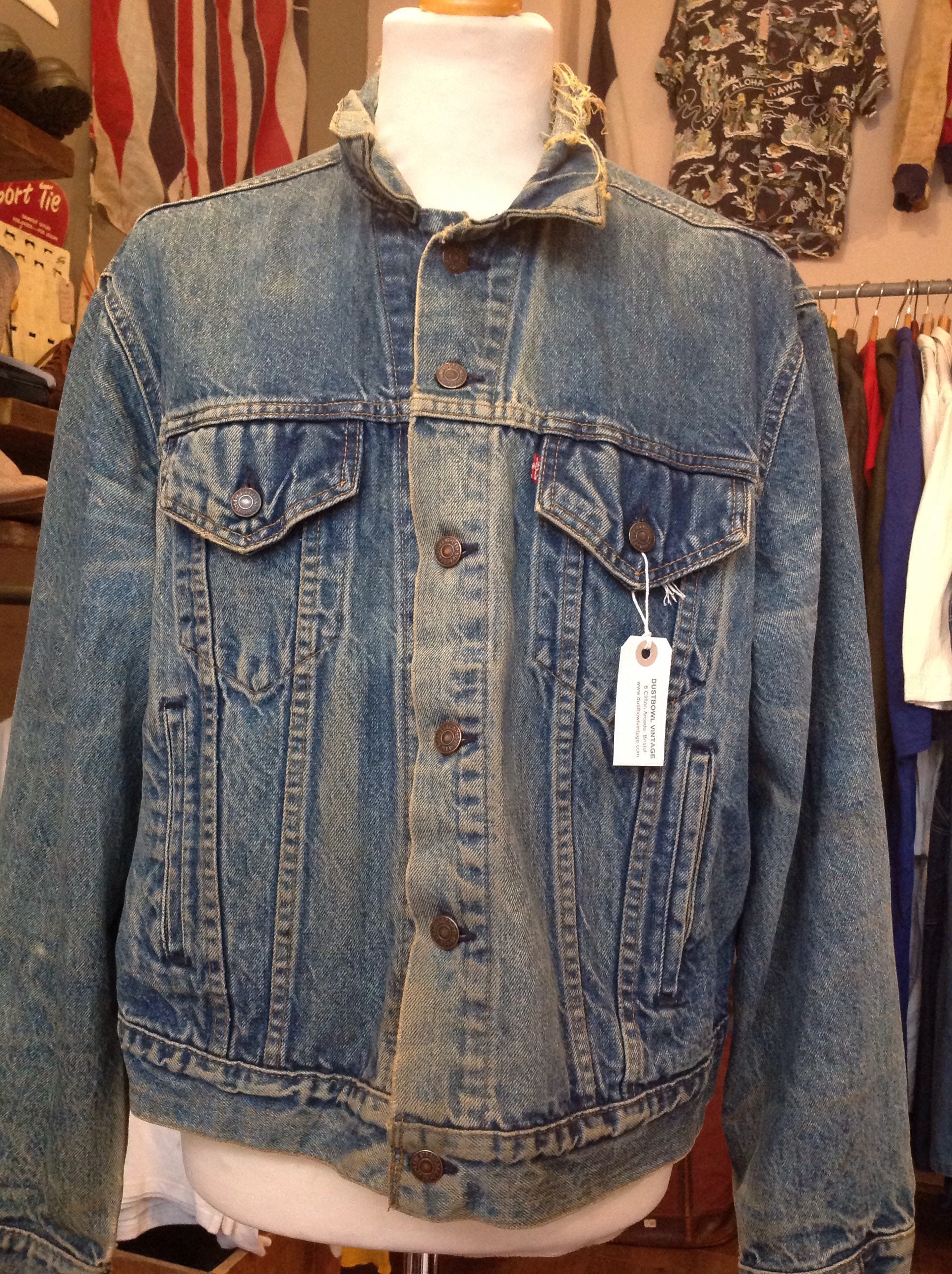 Vintage 1980s 80s Levis Levi Strauss blue indigo denim type three ...