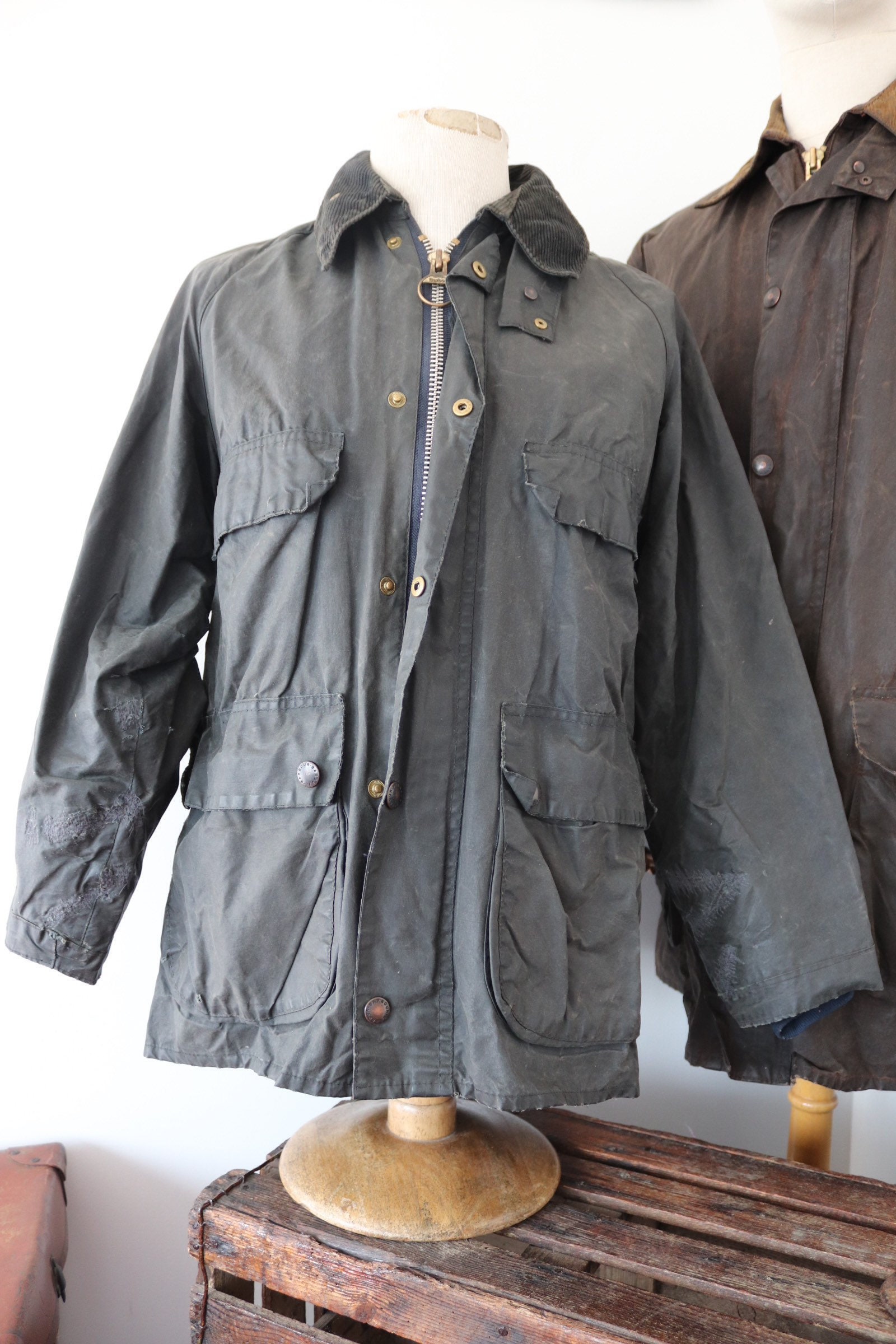 barbour bedale navy blue