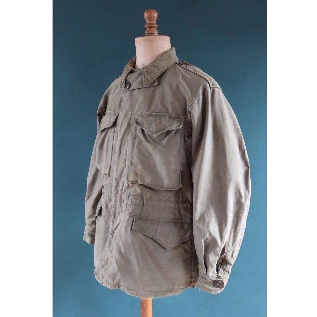 40s M43 HBT ヴィンテージ US ARMY ミリタリー　P41 1940's 