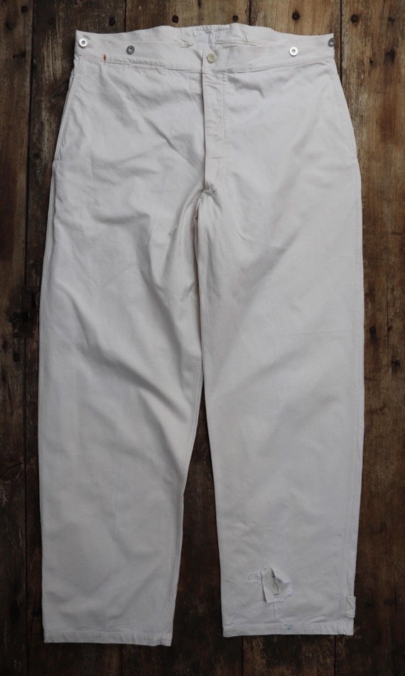 Vintage 1940s 40s 1950s 50s Deadstock French Military Hospital 