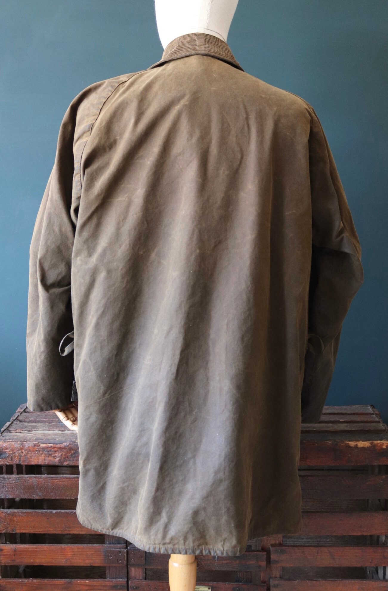 80s vintage Barbour vest one crest crown-
