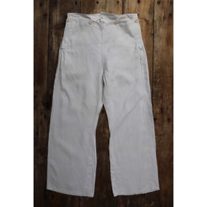 Vintage White Sailor Navy Pants 29 - Etsy