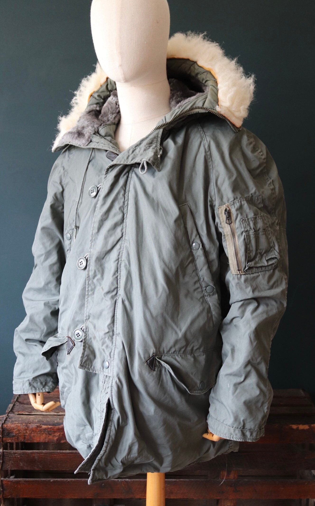 ブランド 70s US AIR FORCE PARKA TYPE N3B 1018KH① さいませ