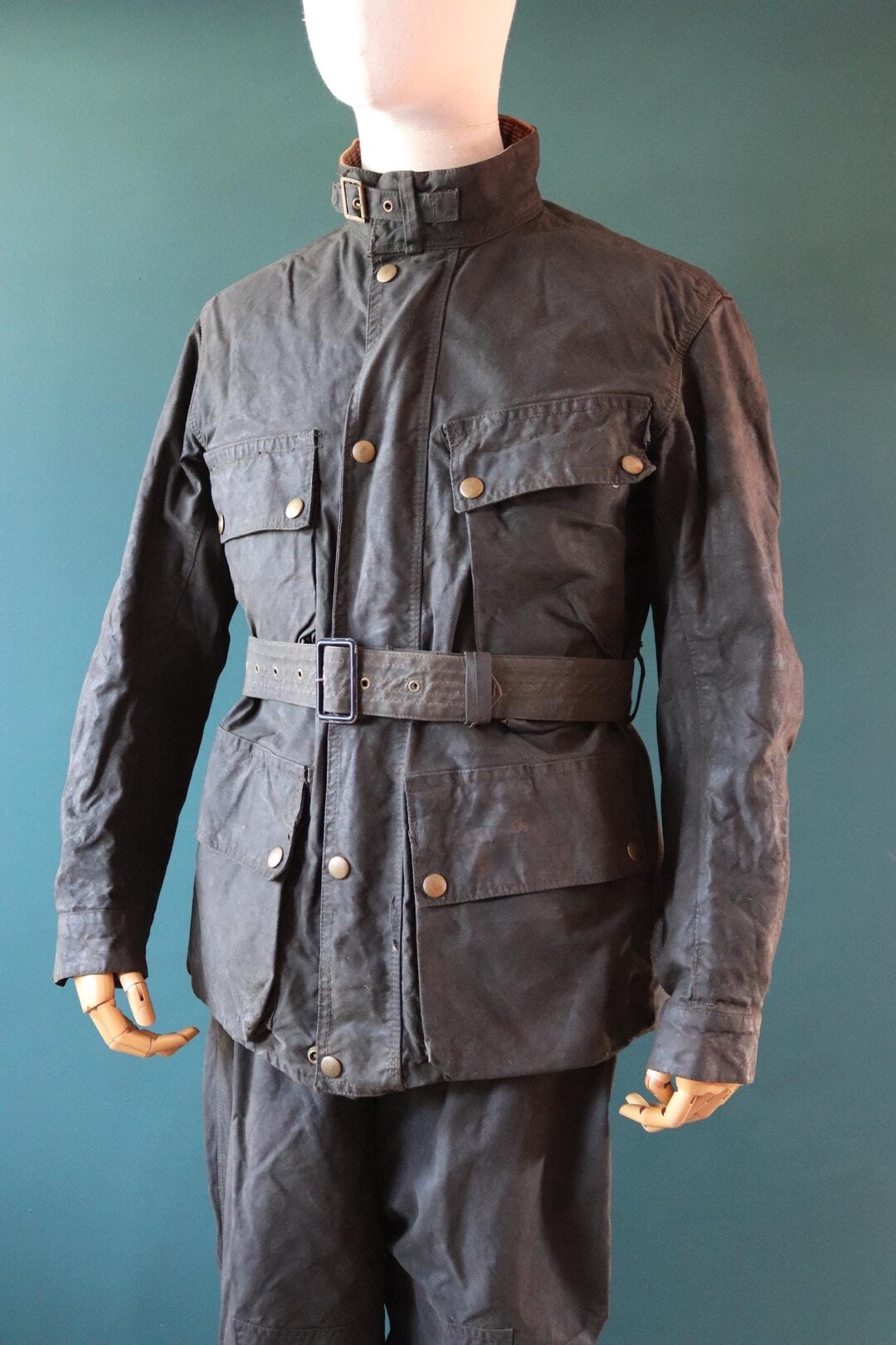 Vintage 1950s Belstaff Trialmaster Jacket Trousers Suit Vintage 1950s Belstaff Trialmaster Jacket Trousers Suit
