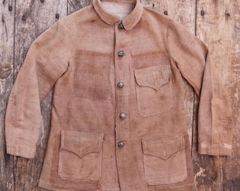 World War I French Bourgeron Linen Work Jacket Reproduction - Etsy
