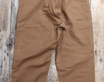 パンツ FRENCH VINTAGE COTTON work pants VINTAGE FRENCH WORKWEAR BLUE HBT BUCKLE BACK TROUSERS PANTS