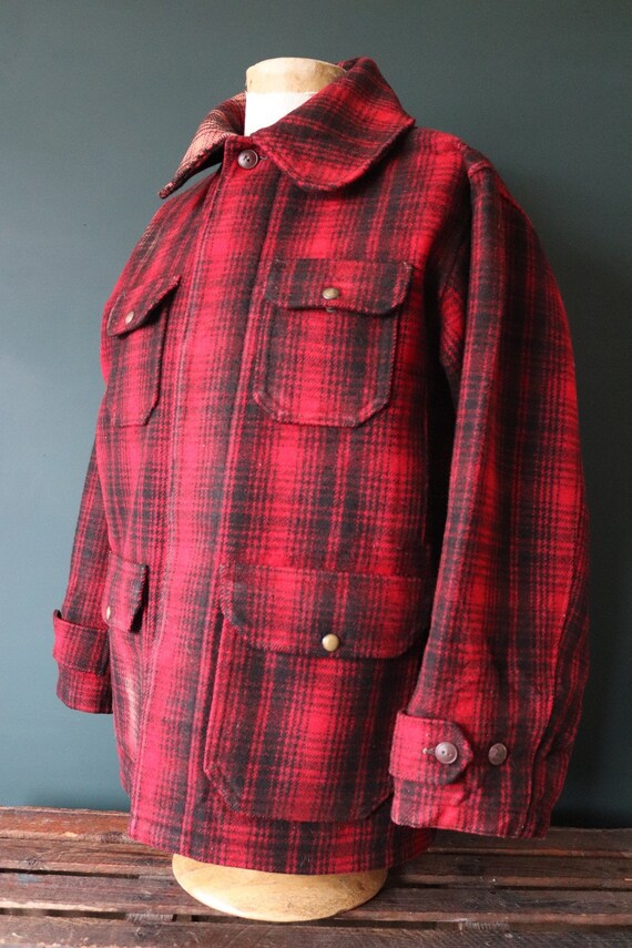 Red Plaid Woolrich Buffalo Plaid Wool 
