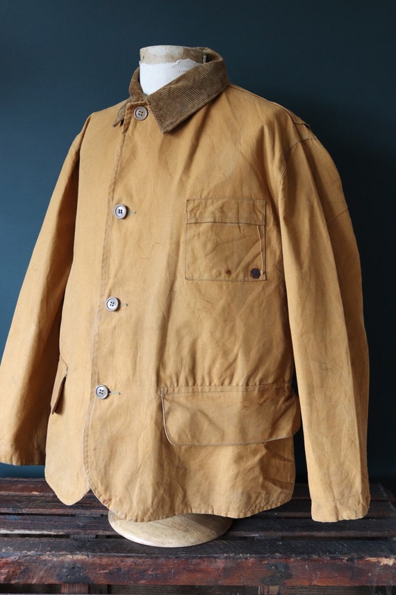 1940-50s French Duck Cotton Ski Jacket-