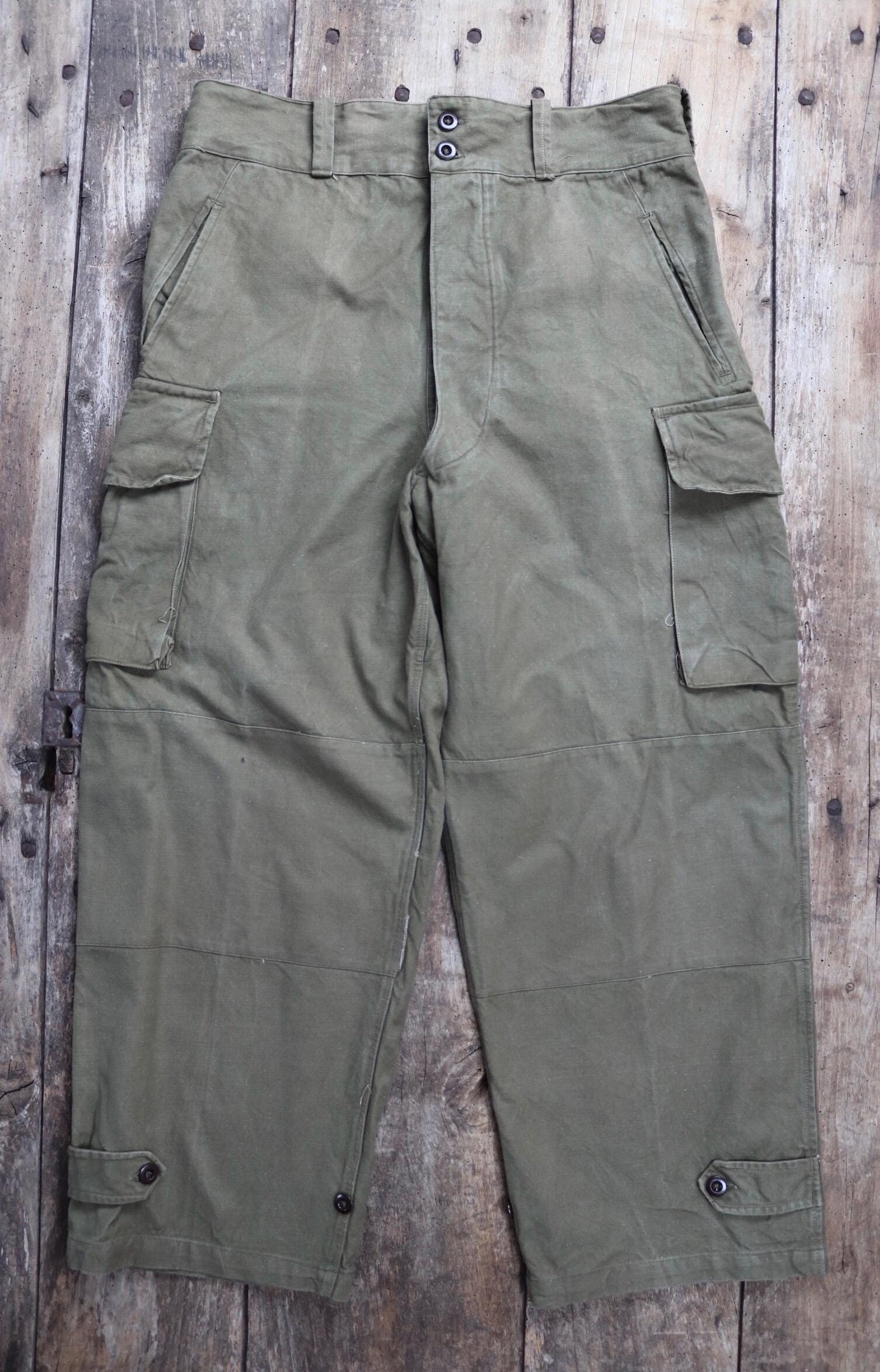 訳あり Vintage French Military Workwear Trousers - 1940s 50s パンツ